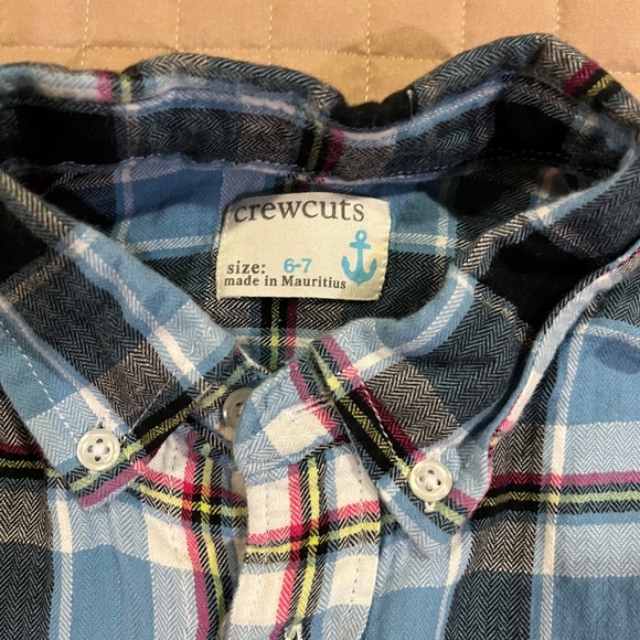 Boys dress shirts lot of 3 (Jcrew, Polo) size 6/7) - Picture 5 of 8